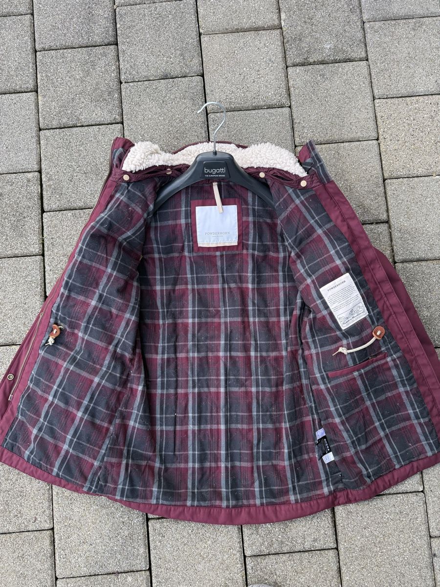 Giacche: Powderhorn Jacke bordeauxrot Gr.S – Usato da Laupen ZH venduto da Jurei 4