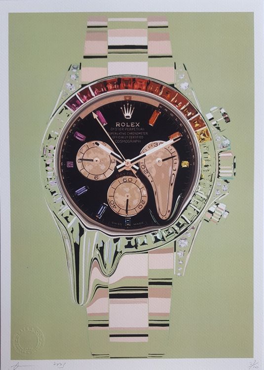Impression D'art Signée DEATH NYC - David Beckham X Andy Warhol - Édition Limitée - 45x32 Cm
