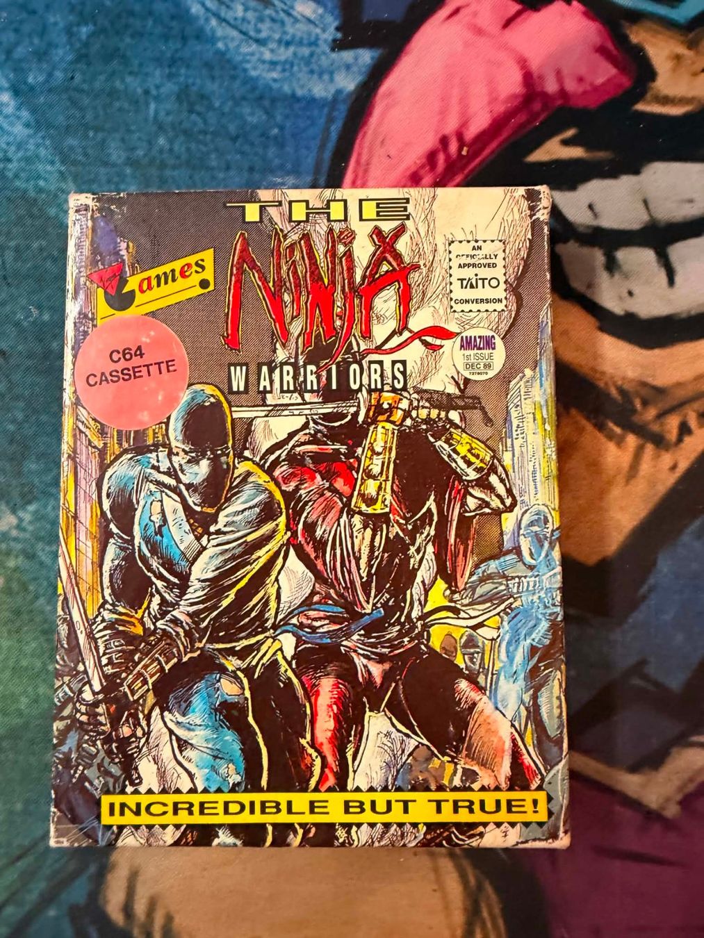 Giochi: The Ninja Warriors Commodore 64 / 128 – Usato da Giubiasco venduto da Ticinerd