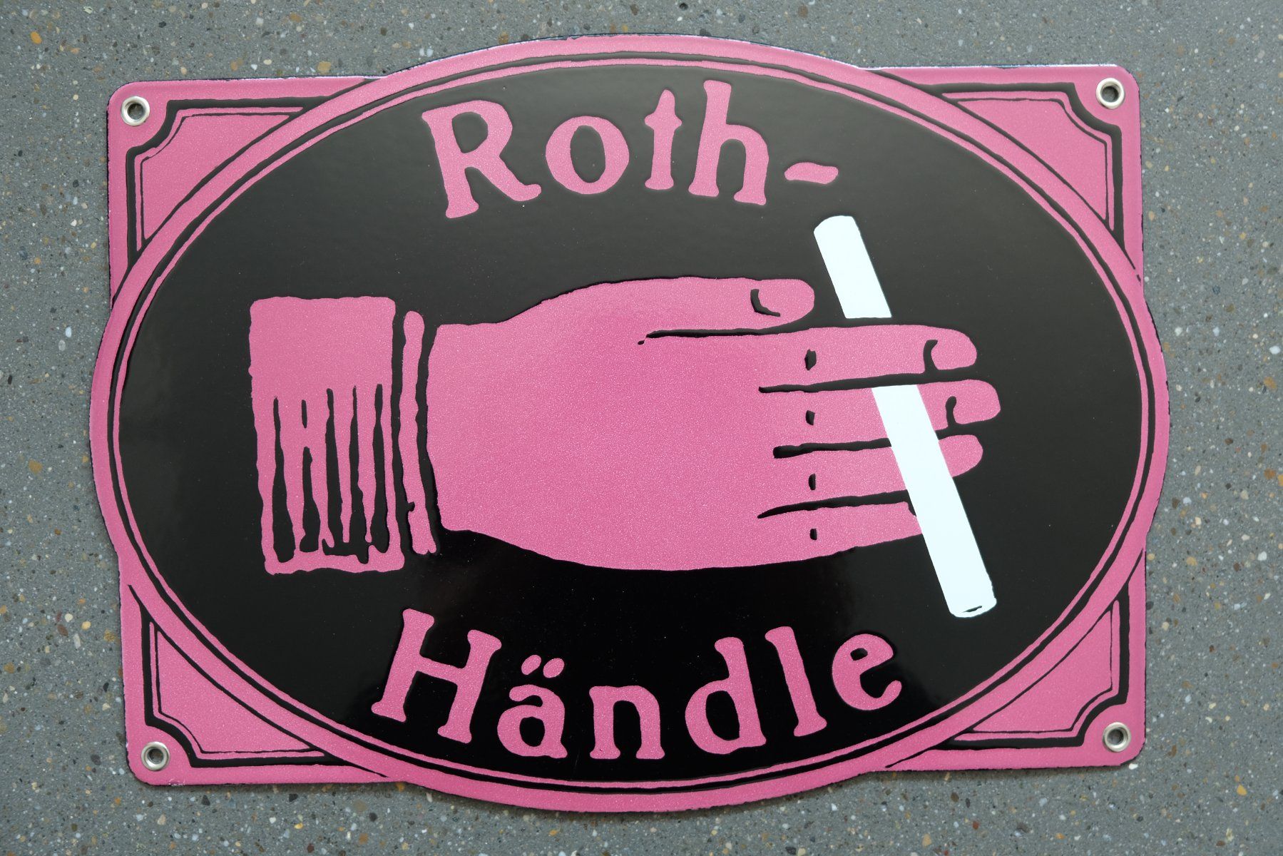 Ecriteaux: Emailschild - Roth-Händle – D'occasion à Zürich par hanso-foundation