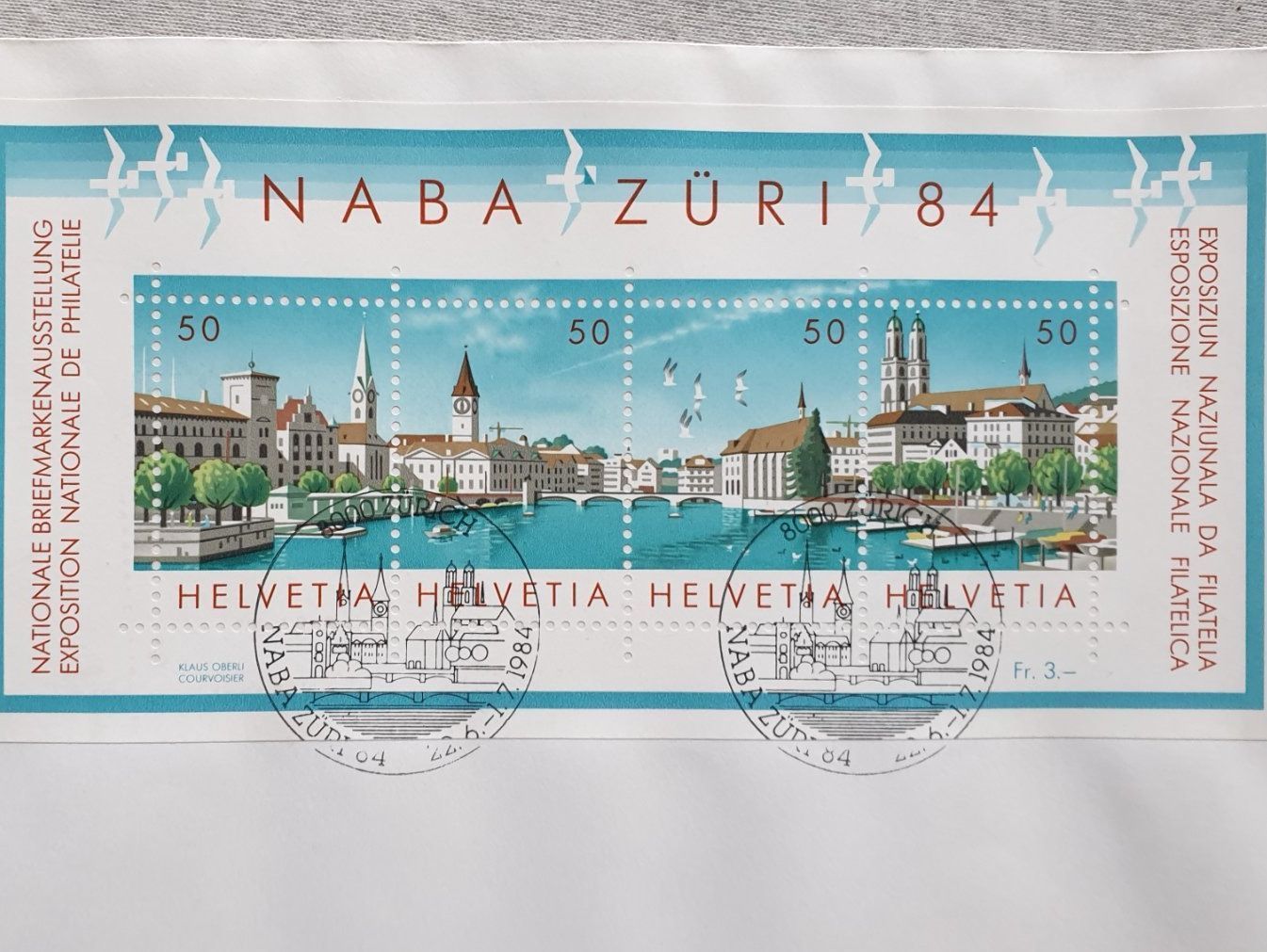 Tutti i francobolli: (464) NABA Züri 84 – Usato da Schwarzhäusern venduto da Inot3 1