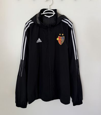 Fc Basel Adidas kapuzenjacke Schwarz