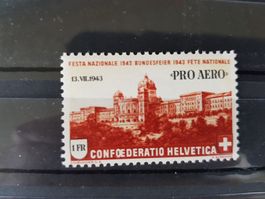 Flugpostbriefmarke postfrisch Jahrgang 1943
