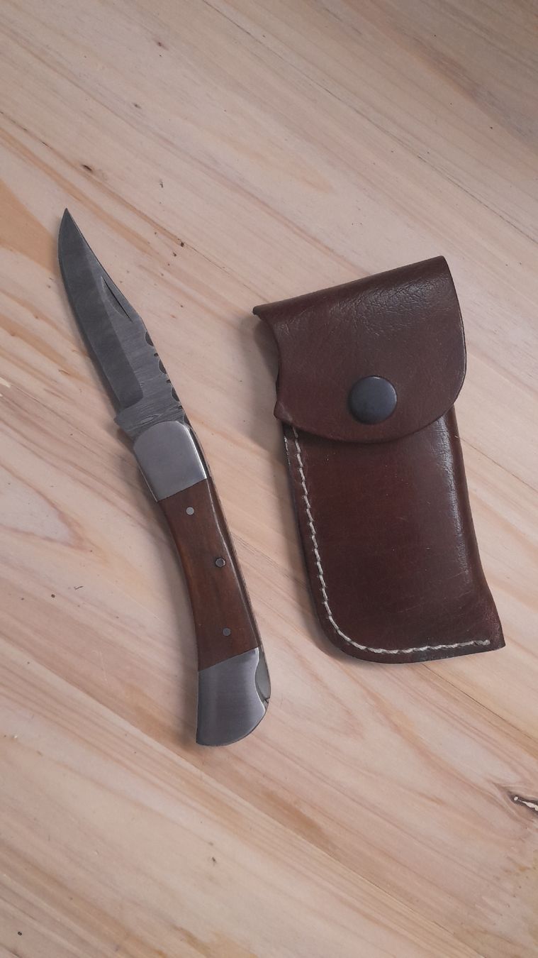Coltelli tascabile: Couteau pliant lame Damas – Nuovo (secondo la descrizione) da Poliez-Pittet venduto da wilmout3 1