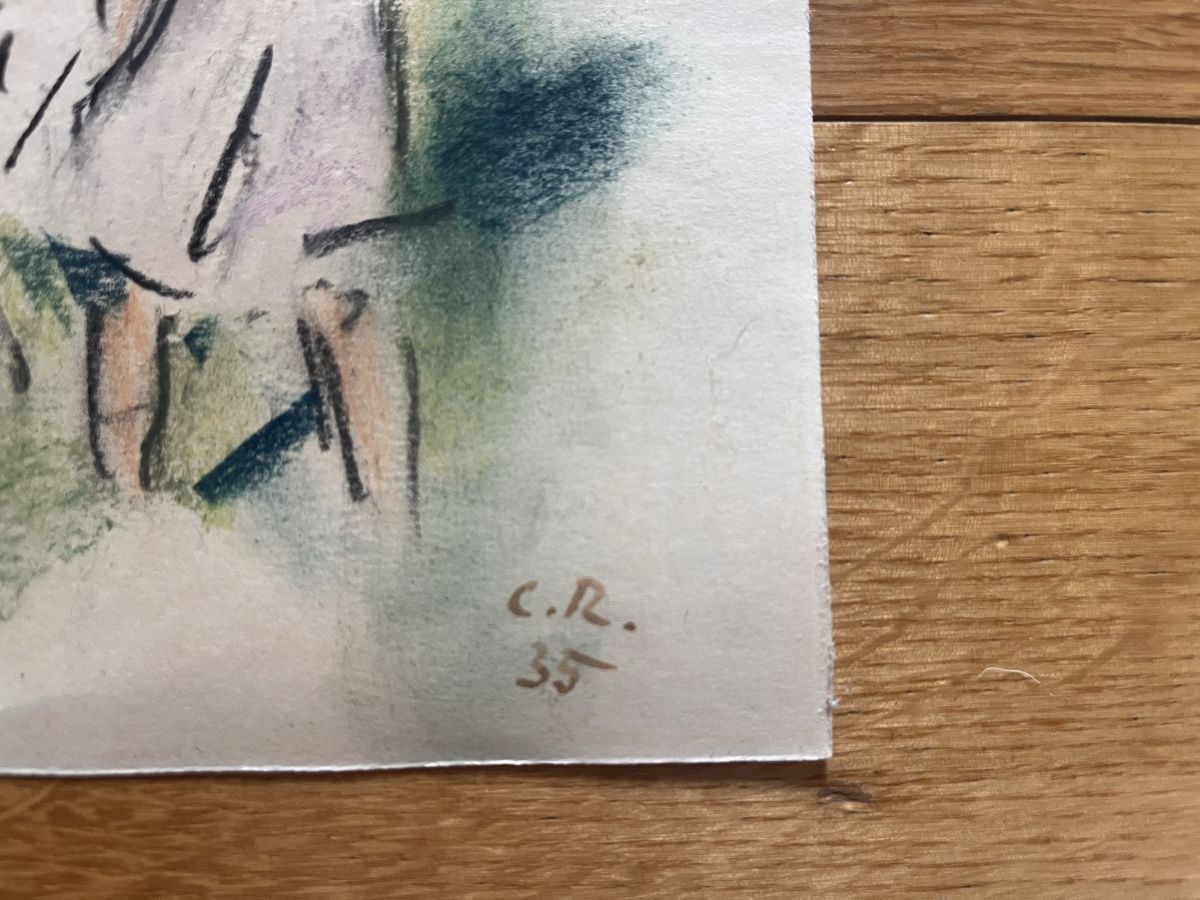 Dipinti: Original Gemälde vom Carl Roesch 1935 Acquarell – Nuovo (secondo la descrizione) da St. Gallen venduto da terryhelfer 1