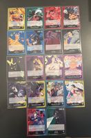 One Piece 18 x Leader Cards Div. 