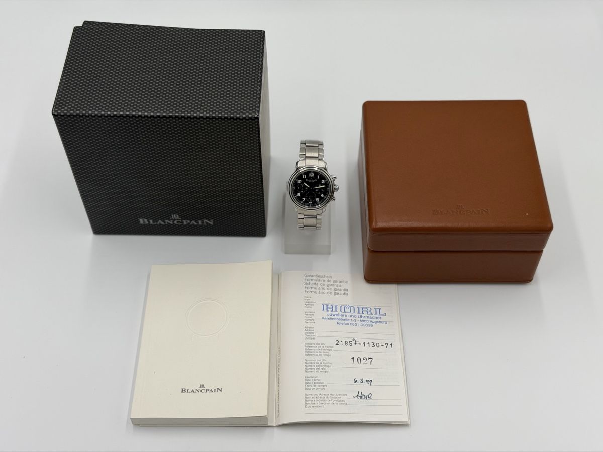 Blancpain Orologi: Blancpain Léman Fly-Back Chronograph - Full Set 1999  – Usato da Wil SG venduto da rappwatches 5