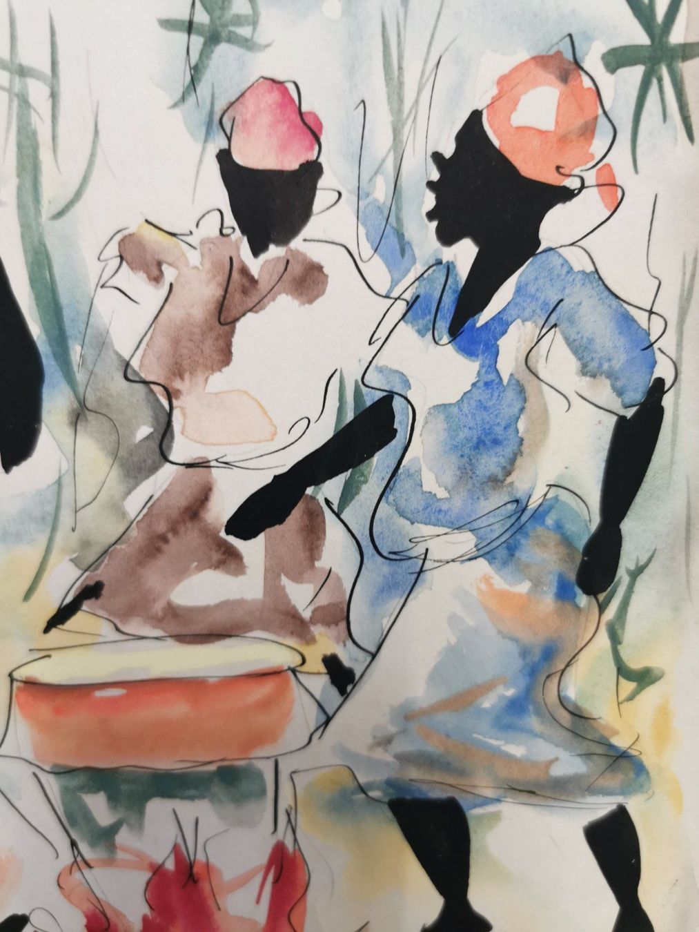 Gemälde: CÉRÉMONIE VAUDOU HAÏTI – Gebraucht aus Genève von Qanil77 2