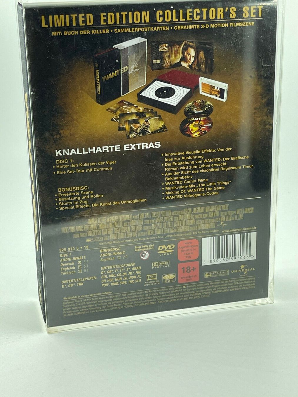 Tutti i DVDs: DVD WANTED Limited Edition Collector's Set – Nuovo e nell'imballaggio originale da Dübendorf venduto da 13geister 1