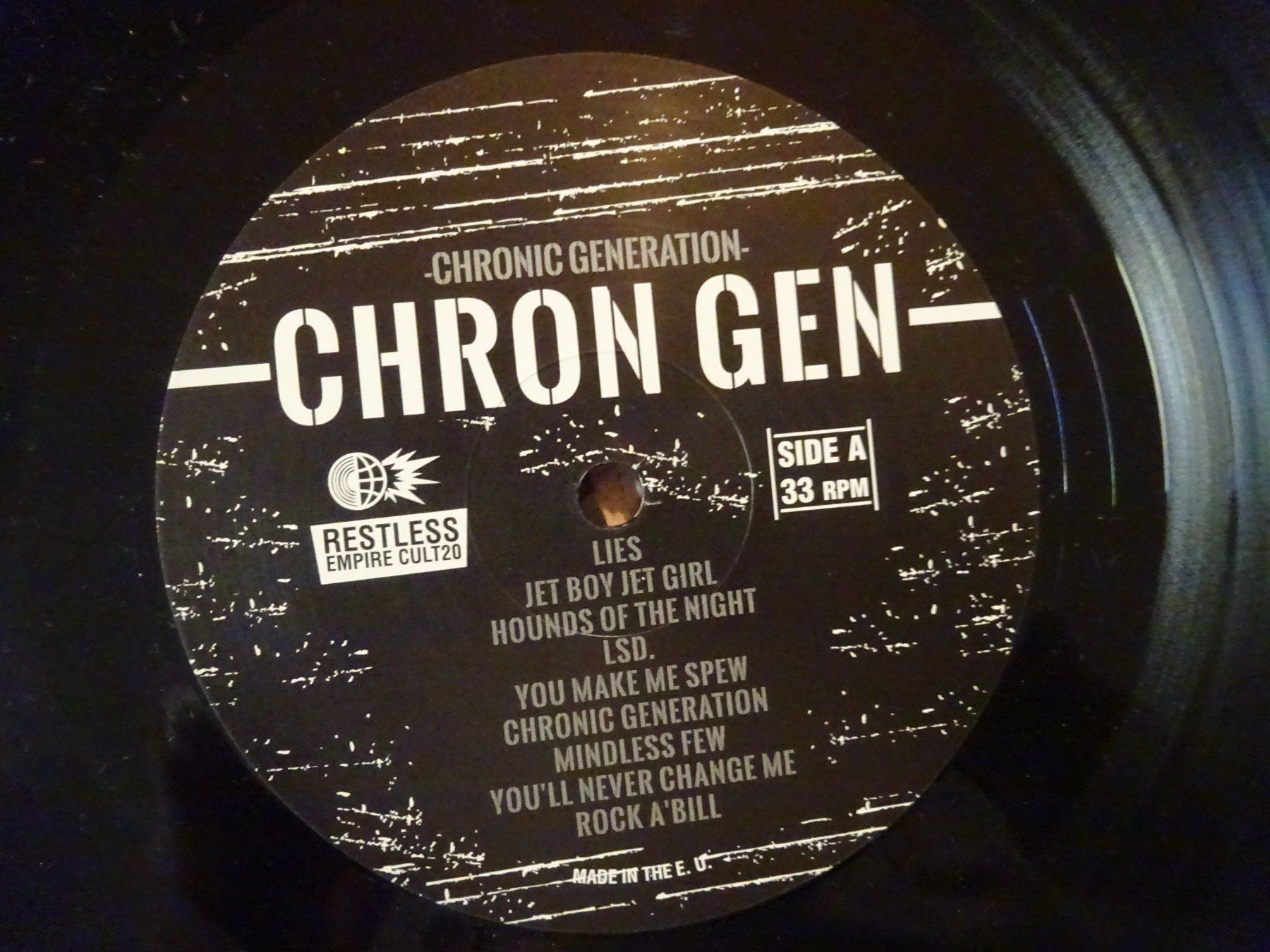 Schallplatten: CHRON GEN ** CHRONIC GENERATION ** NEUWERTIG – Gebraucht aus Luzern von xrayspex99 5