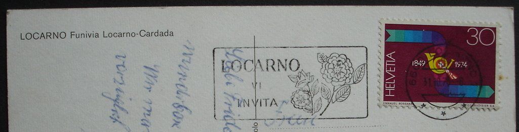 Cartoline postali: LOCARNO Funivia Locarno-Cardada – Usato da Jona venduto da philajona 1