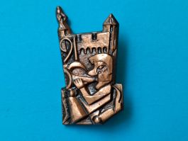 Fasnachts Plakette Kupfer (y425)