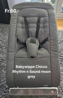 Chicco Babyschaukel Rhythm n Sound moon grey, Top Zustand