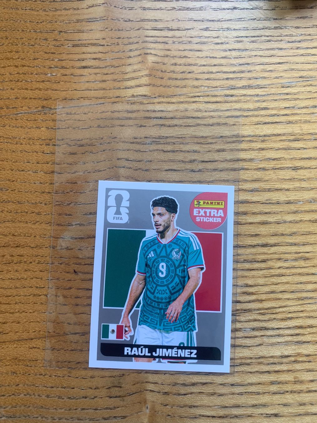 Panini Sammelbilder & Trading cards: Panini Extra Sticker Raúl Jiménez Silber – Gebraucht aus Zürich von Kasza 1