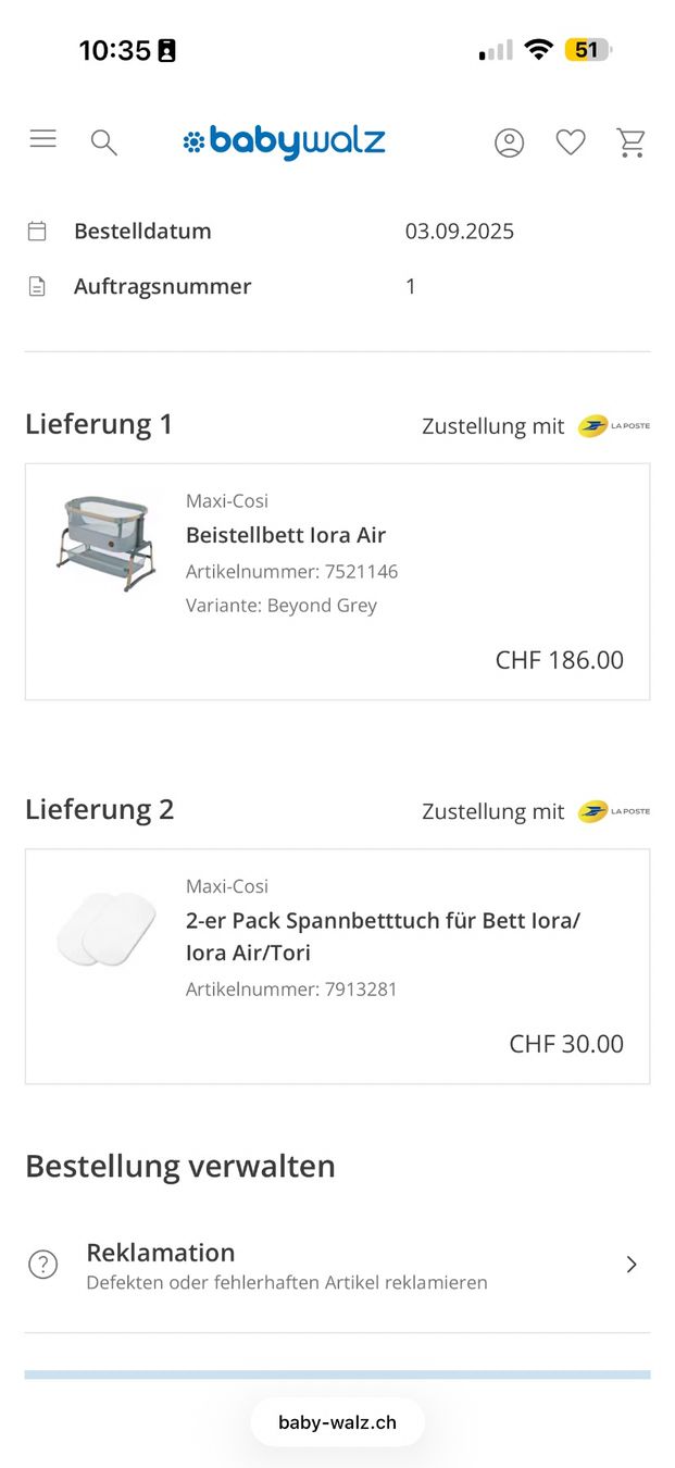 Maxi-Cosi Betten: Babybeistellbett – Neu (gemäss Beschreibung) aus Stetten AG von dej_vb5d 4