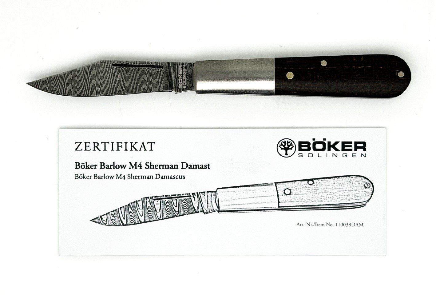 Accessoires: Böker Damas Sherman – Neuf avec emballage d'origine à Auboranges par Mottura1963