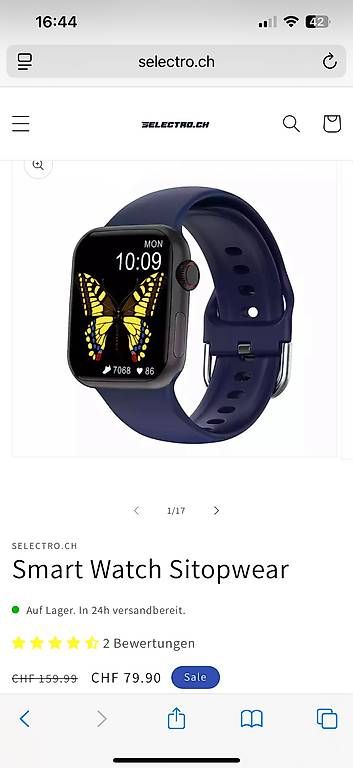 Smartwatch: Smart watch Sitopwear NEU – Gebraucht aus Heimberg von Hochi6