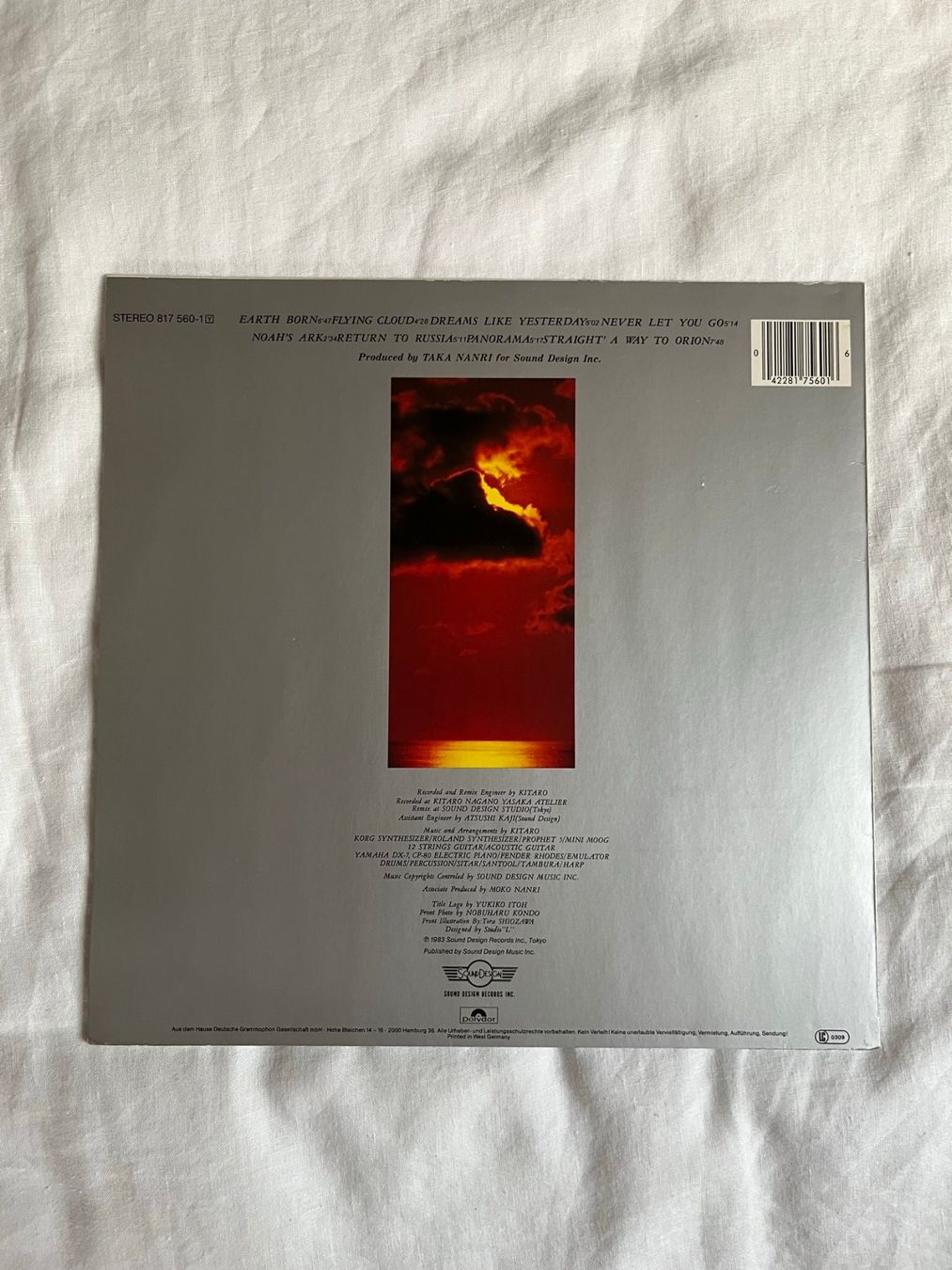 Dischi in vinile: Kitaro – Silver Cloud, vinyl LP – Usato da Effretikon venduto da ChrisLamberger 1