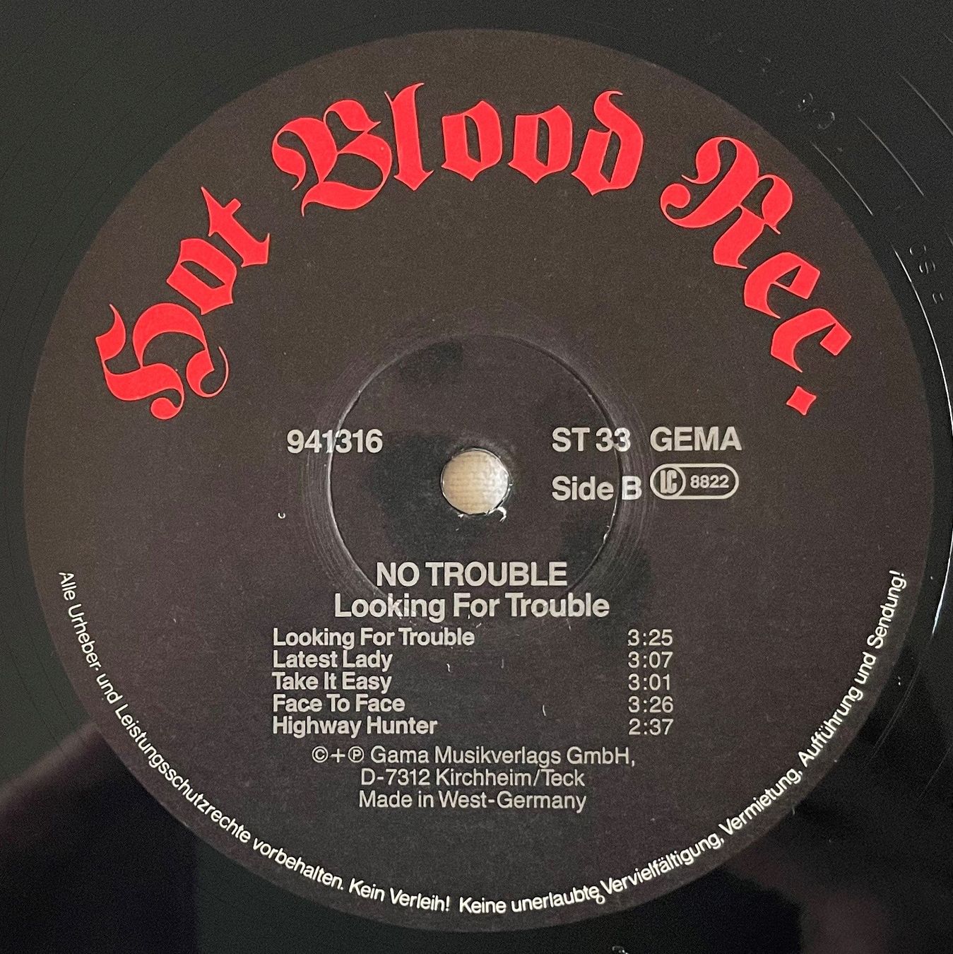 Vinyles: No Trouble – Looking For Trouble - LP - 1985 - First Press – D'occasion à Uster par Zardodel 5