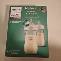 Avent Glass baby bottle x2 New OVP