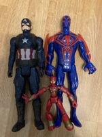 Spiderman und Captain America Spielfiguren