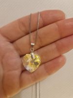 Collier Swarowski cœur cristal neuf - Élégance intemporelle