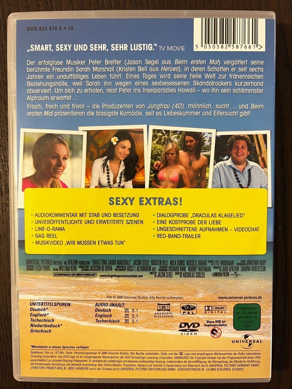 Alle DVDs: Nie wieder Sex mit der Ex – Gebraucht aus Zürich von FilmFreunde 1