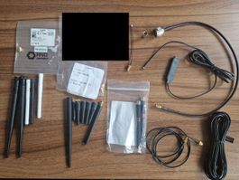 15 Stück Antennen ISM, Kabel, Antennenadapter, SMA, u.FL, N