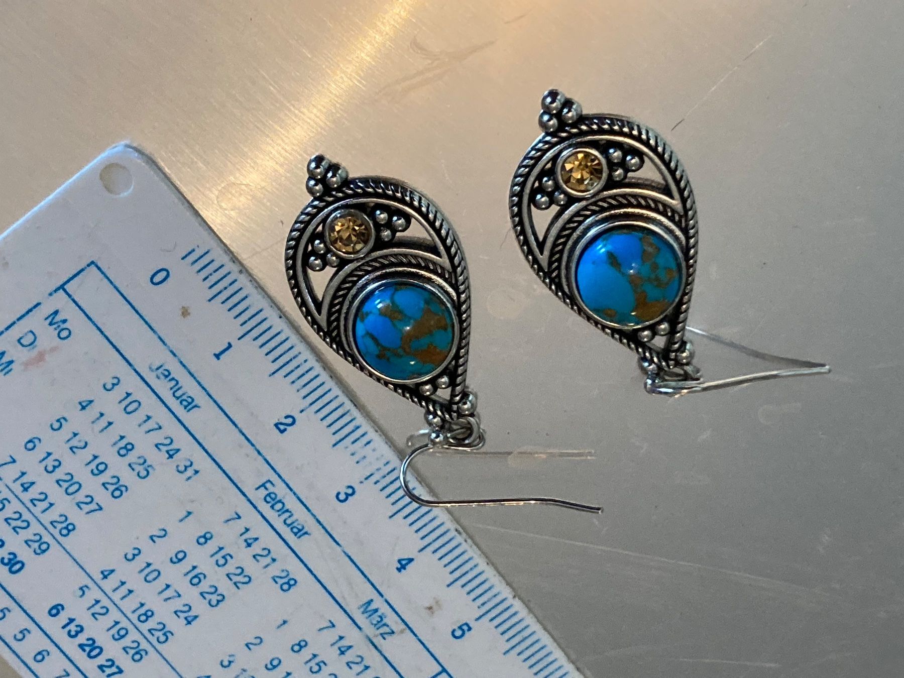 Orecchini pendenti & Orecchini a lobo: Boucles d’oreilles vintage – Usato da Marly venduto da Antigona71 1
