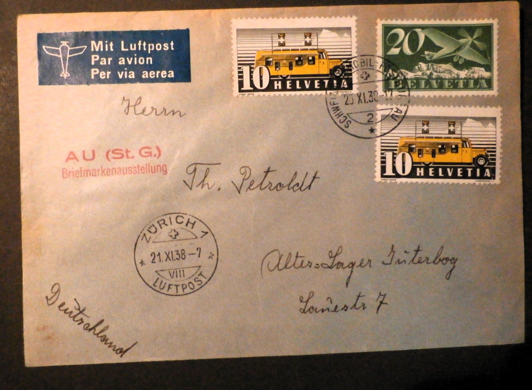 Tous les timbres: CH Flugpost – D'occasion à Kehrsatz par Bernherb2