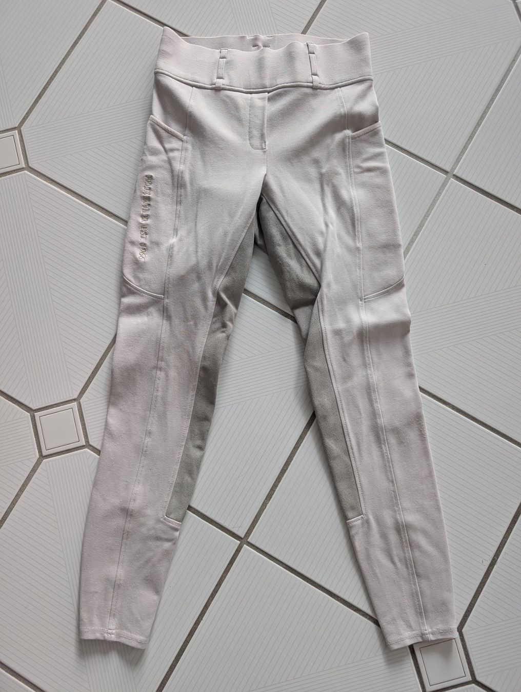 Pantaloni: Reithose mit Kunstlederbesatz – Usato da Zwillikon venduto da martinza