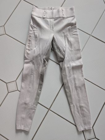 Reithose mit Kunstlederbesatz