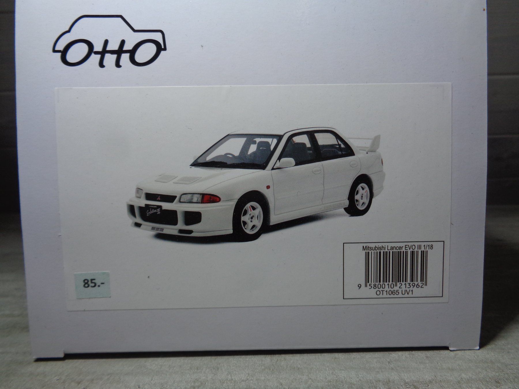 Mitsubishi Modellini d'auto: OttOmobile 1:18 Mitsubishi Lancer Evo III – Nuovo e nell'imballaggio originale da Reconvilier venduto da rallycar 5