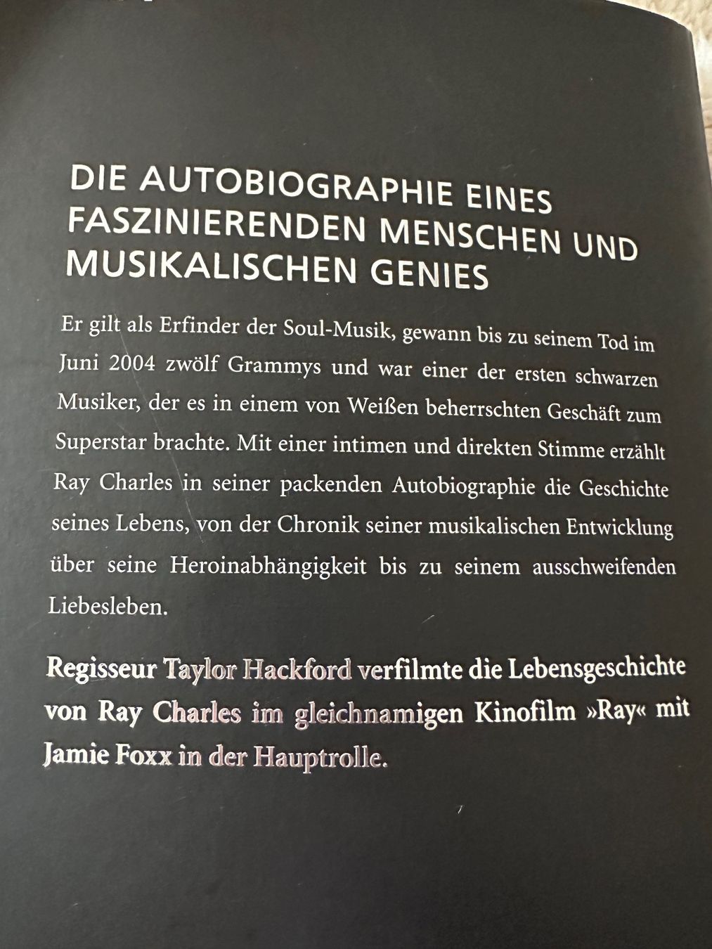 Libri: Ray Charles - Die Autobiographie – Usato da Weggis venduto da Steff125ch 1