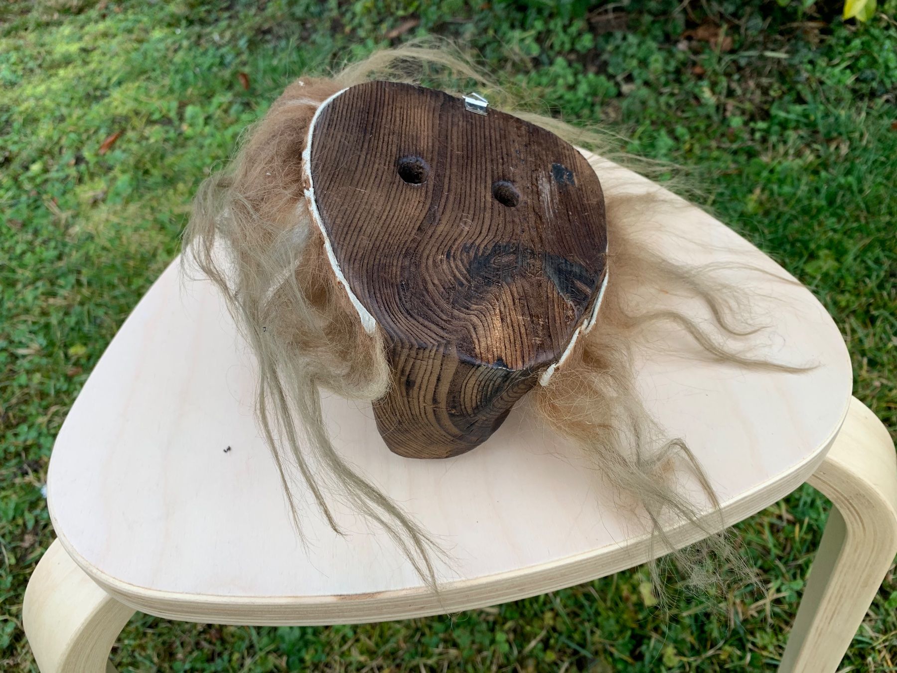 Sonstige Antiquitäten & Kunst: schöne alte Walliser Holzmaske – Gebraucht aus Feldbach von Olive1 8