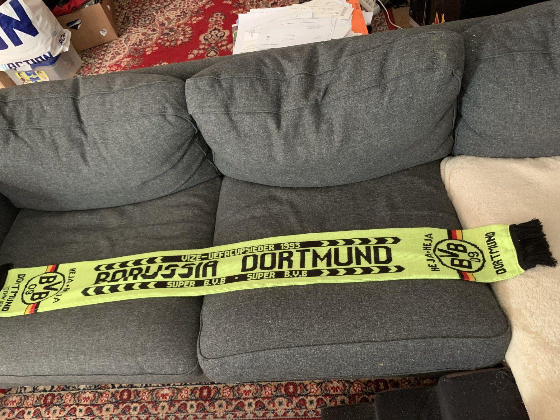 Foulard & Sciarpe: BVB Borussia Dortmund Fan-Schal – Usato da Reinach BL venduto da jessihome 1