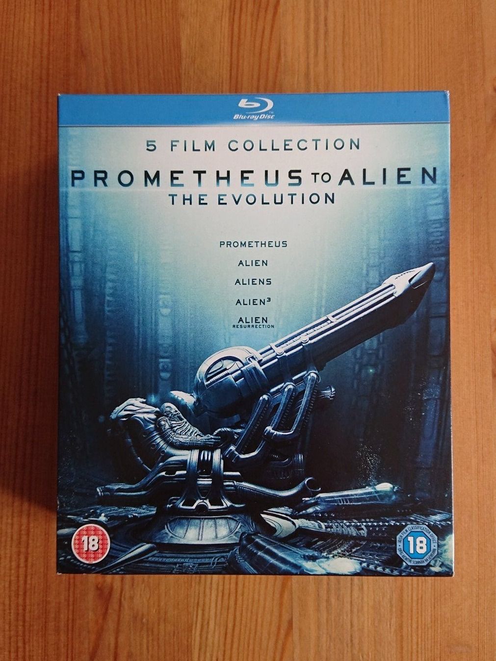 Spielfilme: PROMETHEUS TO ALIEN THE EVOLUTION 5 Film Collection Blu-Ray – Gebraucht aus Wilderswil von