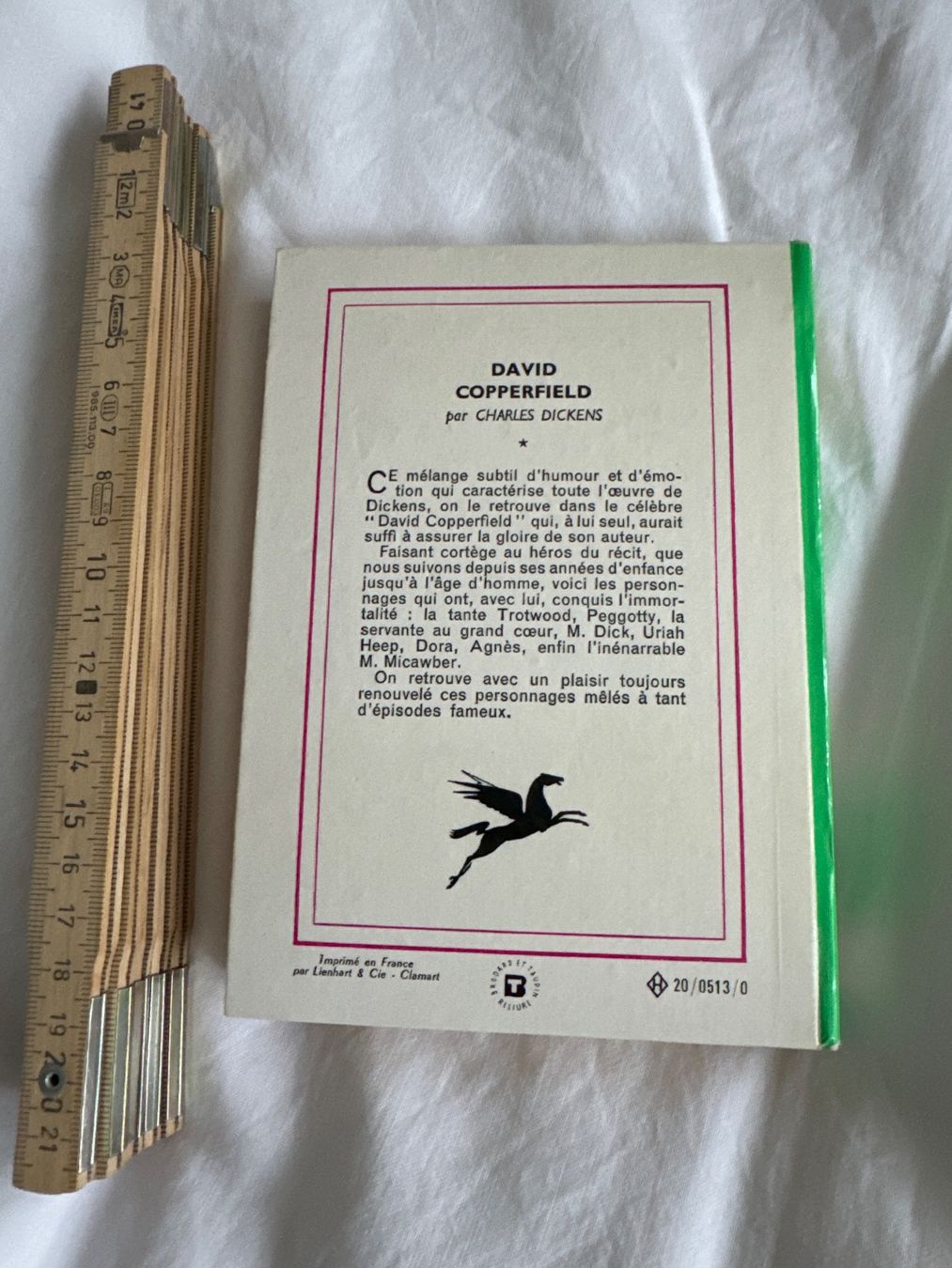 Bücher: LIVRE David Copperfield par Charles Dickens Hachette – Gebraucht aus Genève von k1164 1
