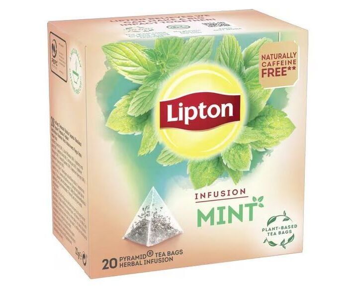 Aliments & Spécialités: Lipton Tee 'Infusion Mint' Pyramidenteebeutel – Neuf avec emballage d'origine à Gampelen par Geschenkxy 1