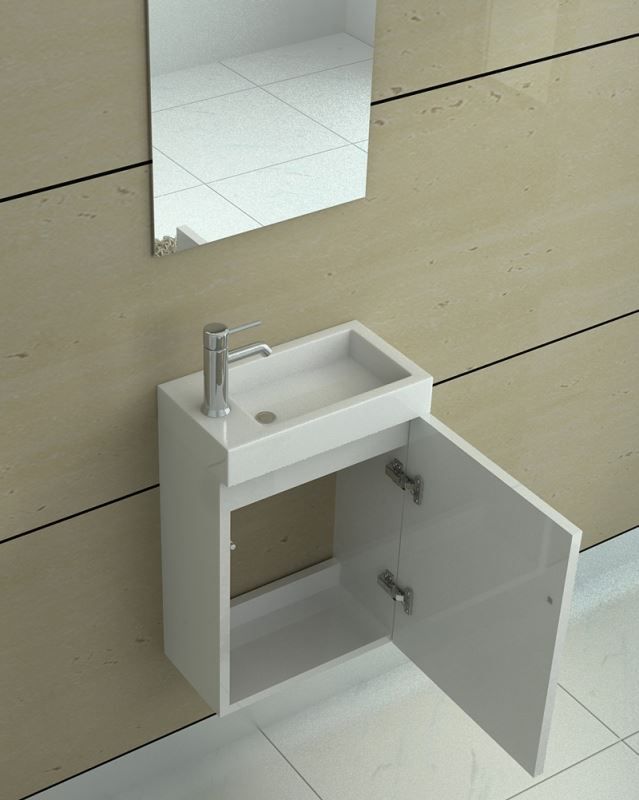 Badezimmermöbel: WC Waschbecken Set Aarau in white – Neu und originalverpackt aus Herbertingen von jet-line-e-trade 2