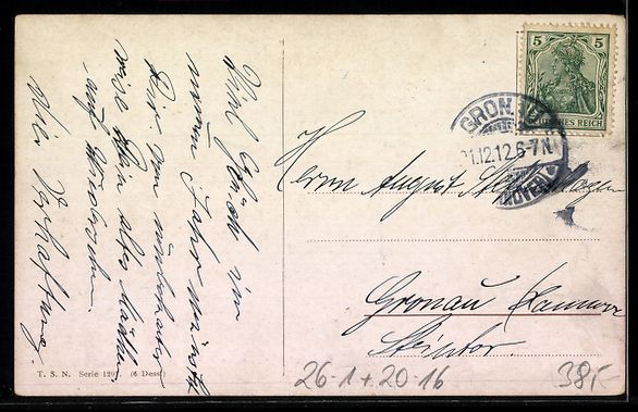 Cartoline postali: Arthur Thiele: vermenschlichte Schneem – Usato da Berlin venduto da bartko-reher 1