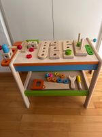 Kinder Werkbank Holz mit Bosch Ixolino Koffer gebraucht