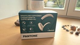 Pantone Bluetooth Kopfhörer blau kabellos neuwertig