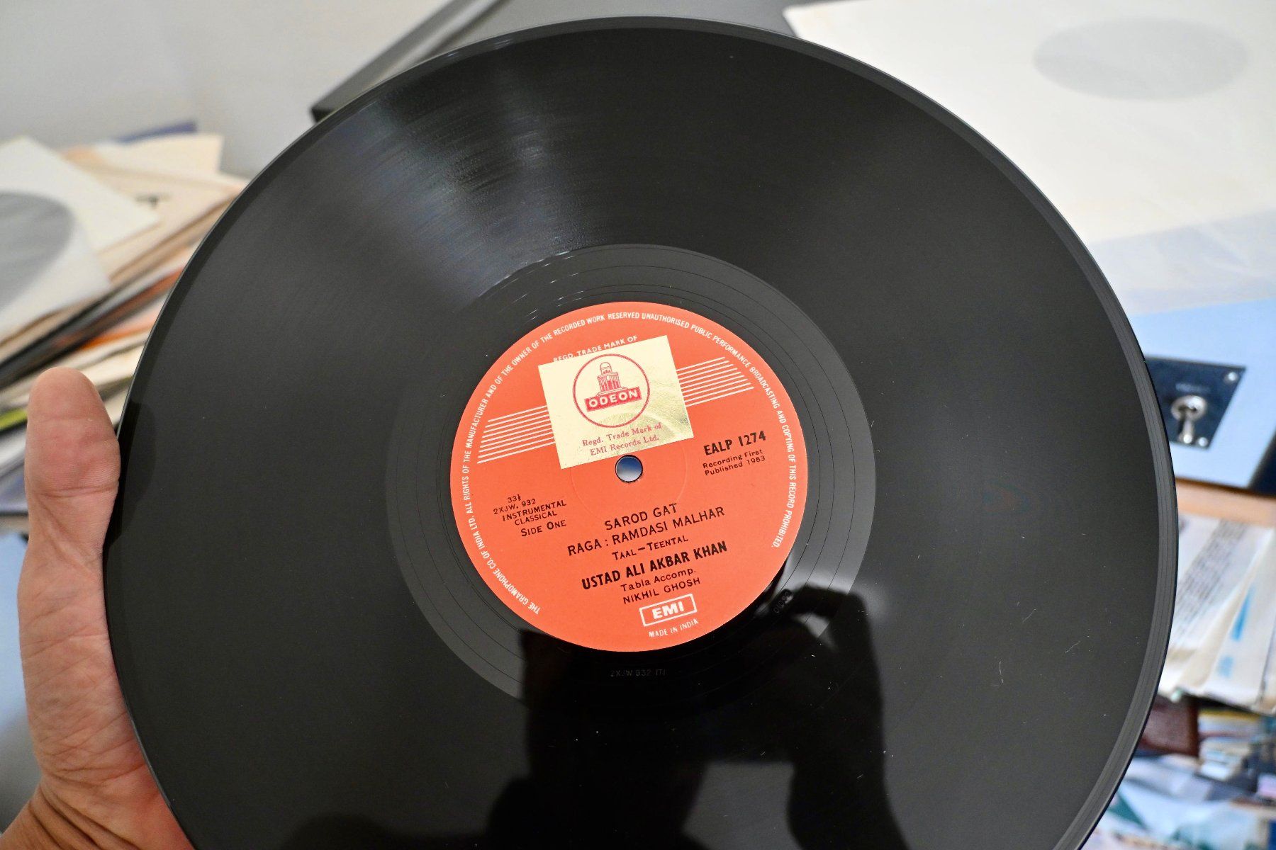 Schallplatten: Ali Akbar Khan SAME India re-issue   Near mint-/ MINT- top! – Gebraucht aus Pfaffhausen von mono_rec 3