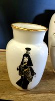 Langenthal Suisse Handbemalte Vintage Vase mit Frauendekor