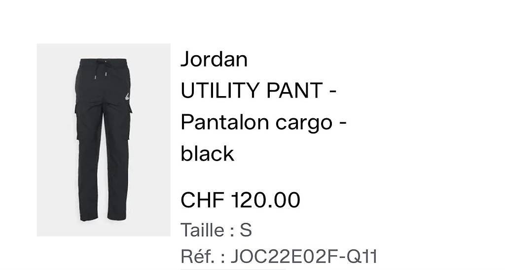 Pantaloni: Cargo Jordan user  – Usato da Bevaix venduto da Ky714n 2