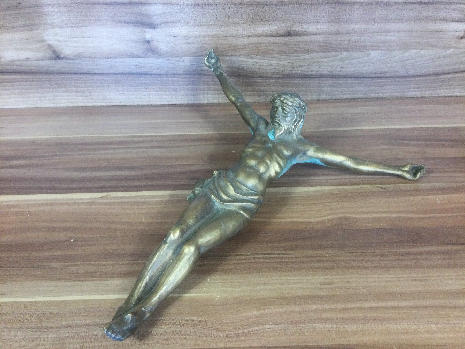 Attrezzi da lavoro: Gebrauchter grosser Messing oder Bronce Jesus Herrgott – Usato da Wangen SZ venduto da kuriosum12 3