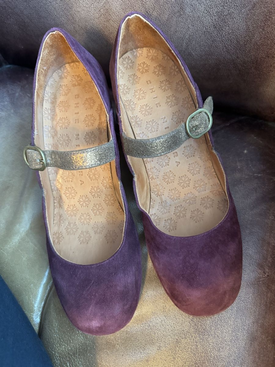 Chie Mihara Damenschuhe: Chie Mihara Pump Ballerina Leder Wildleder – Gebraucht aus Obfelden von cesarina10 1