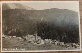 Foto Karte Obervaz- Zorten um 1930