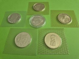5 DM Stempelglanz Gedenkmünzen Deutschland  Silber 625/1000
